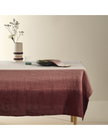 Nappe/ Rideau Dip Dye - Aubépine - 175x300