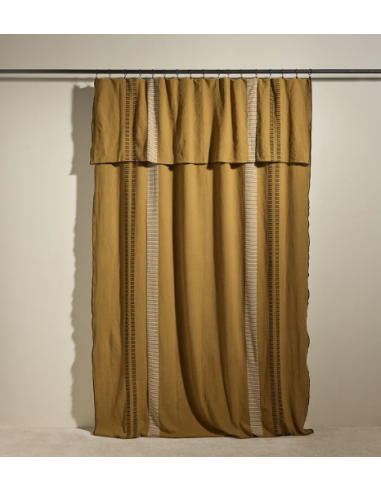 Couvre-lit/ Rideau Passage - Ocre