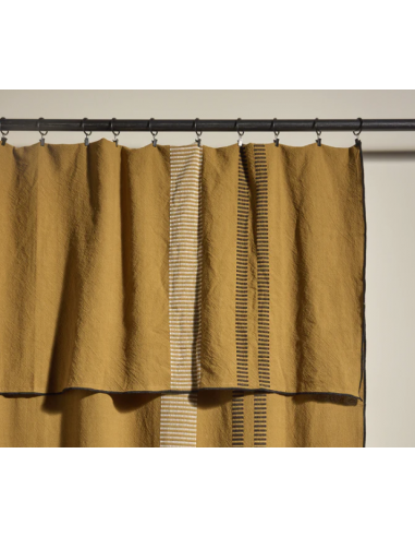 Couvre-lit/ Rideau Passage - Ocre