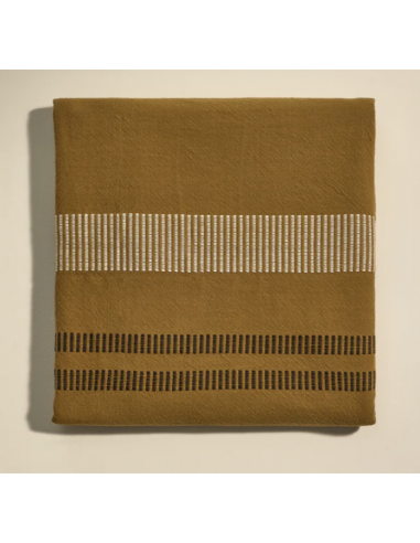 Couvre-lit/ Rideau Passage - Ocre