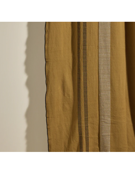 Couvre-lit/ Rideau Passage - Ocre