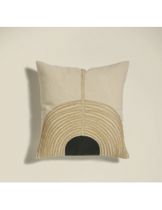 Coussin Mirage - Forêt/Ocre Maison Sarah Lavoine