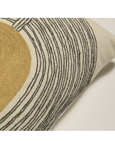 Coussin Mirage - Forêt/Ocre - 50x30 cm Maison Sarah Lavoine