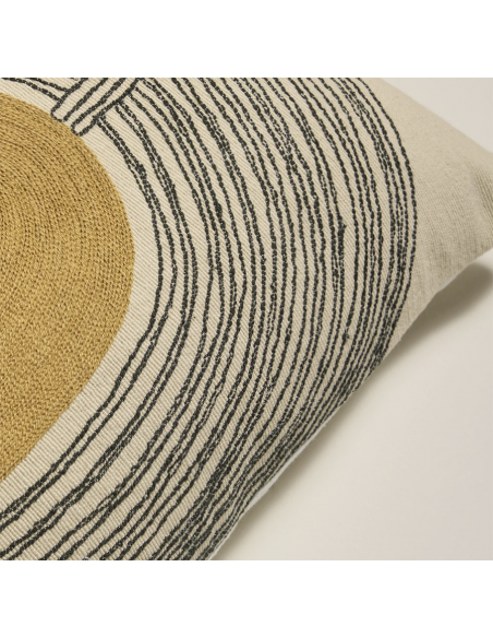Coussin Mirage - Forêt/Ocre - 50x30 cm Maison Sarah Lavoine