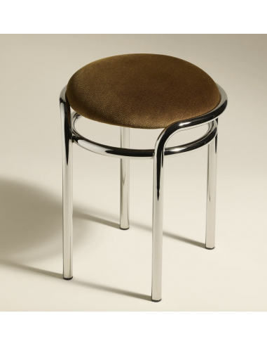Tabouret Moon - Chrome