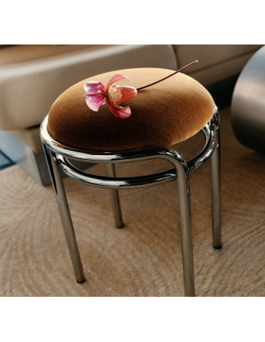 Tabouret Moon - Chrome