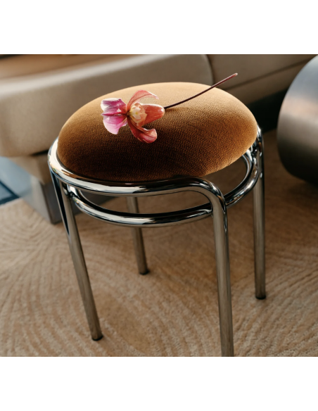 Tabouret Moon - Chrome