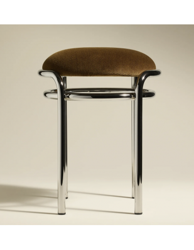 Tabouret Moon - Chrome