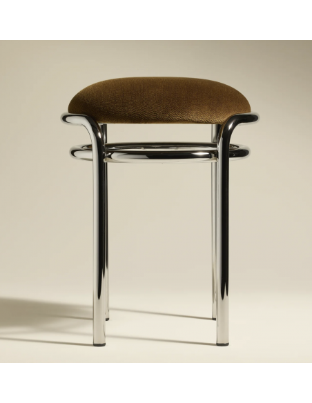 Tabouret Moon - Chrome