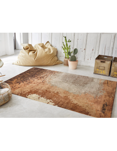 Tapis Granitee cuir fauve 2