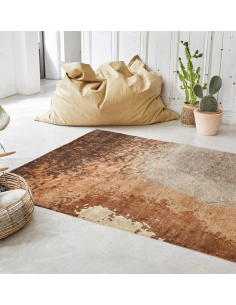 Tapis Granitee cuir fauve