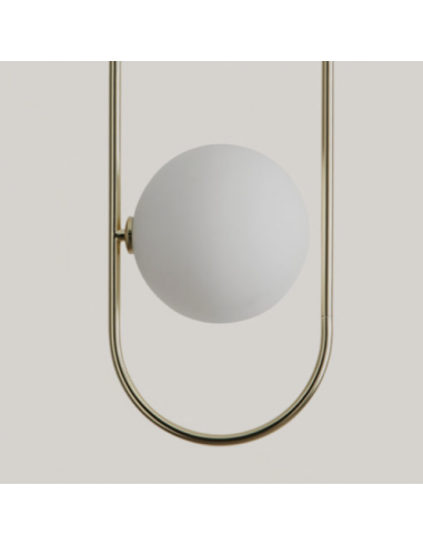 Suspension Abbacus doré - Ø20cm, H 83,5cm