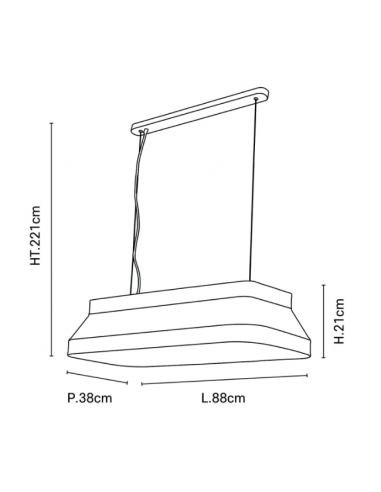 Suspension Square 3L