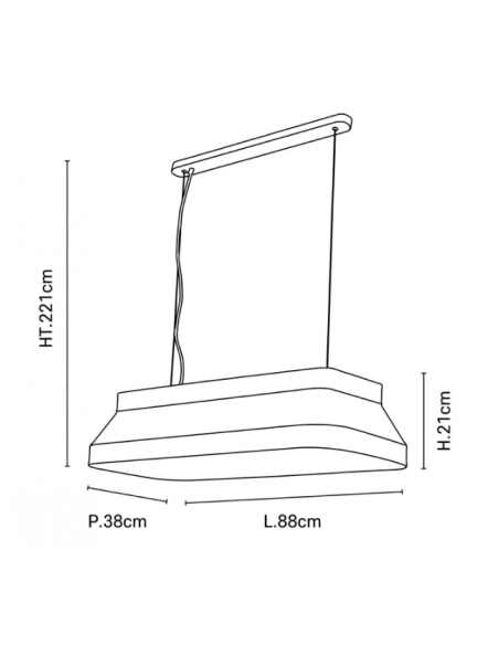 Suspension Square 3L