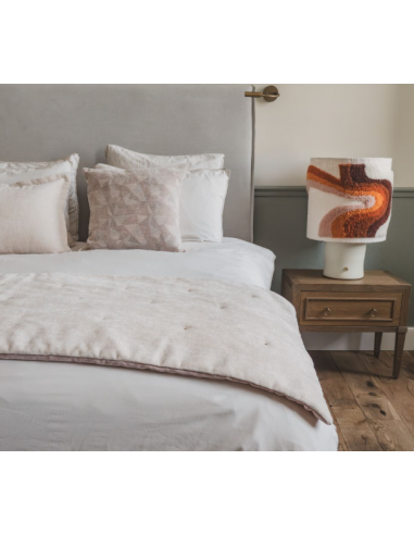 Coussin Zack en velours bi-face 50x50 cm