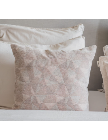 Coussin Zack en velours bi-face 50x50 cm