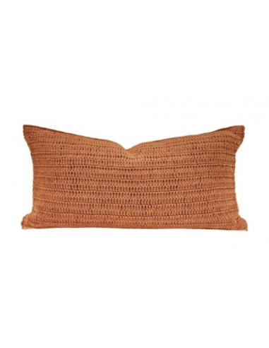 Coussin Tierra en coton crocheté main 30x60 cm...