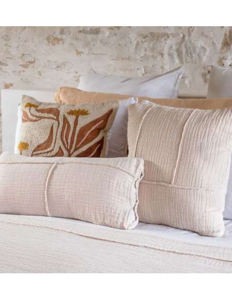 Coussin brodé Taari - 50x50 cm