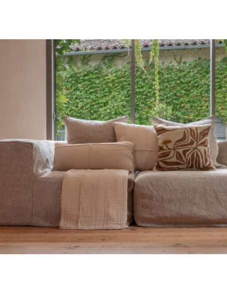 Coussin brodé Taari - 50x50 cm