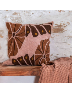 Coussin brodé Taari - 50x50 cm