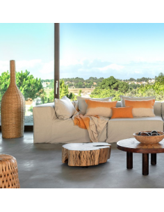 Coussin Talc Tie & dye - 40x60 cm