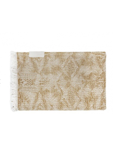 Plaid en coton à motifs VISA Narcisse
