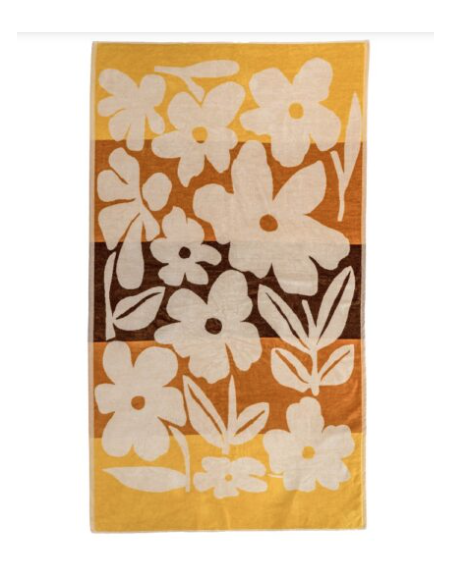 Drap de plage DOLL en éponge 100x180 cm