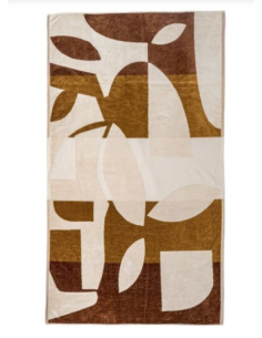 Drap de plage en éponge DATE - 100x180 cm