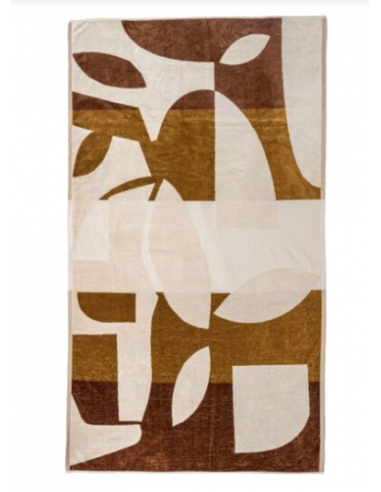 Drap de plage en éponge DATE - 100x180 cm