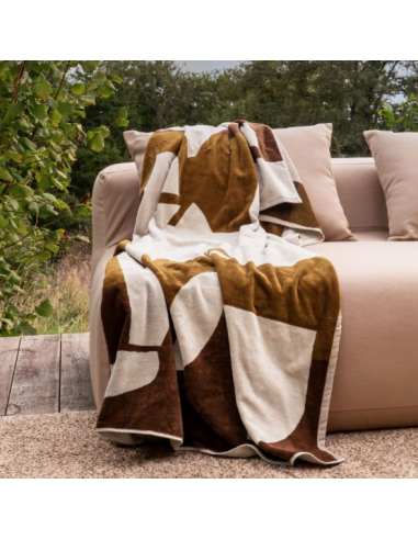 Drap de plage en éponge DATE - 100x180 cm