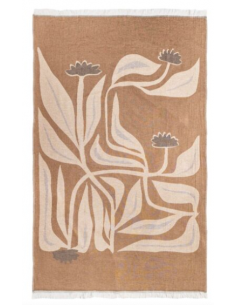 Fouta TEXAS frangée en coton recyclé - 130x200 cm