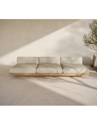 Canapé trois places chalk outdoor Rudolph