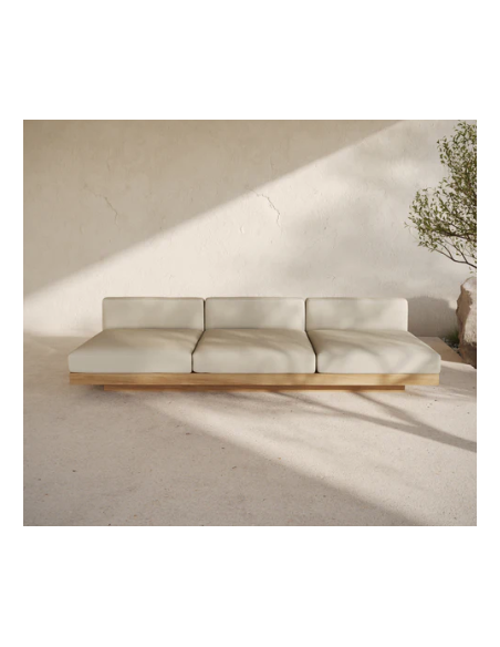 Canapé trois places chalk outdoor Rudolph