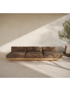Canapé trois places chalk outdoor Rudolph