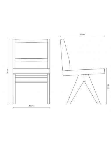Chaise de salle à manger Lecorb