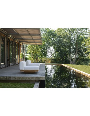 Canapé trois places chalk outdoor Rudolph