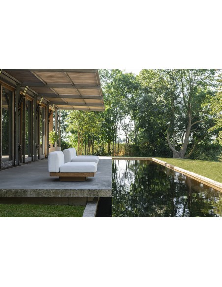 Canapé trois places chalk outdoor Rudolph