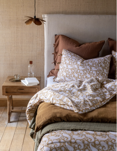 Parure de lit Paisley - Camel