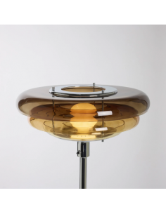 Lampe sur pied Sunset, ambre