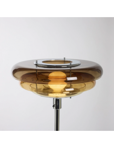 Lampe sur pied Sunset, ambre