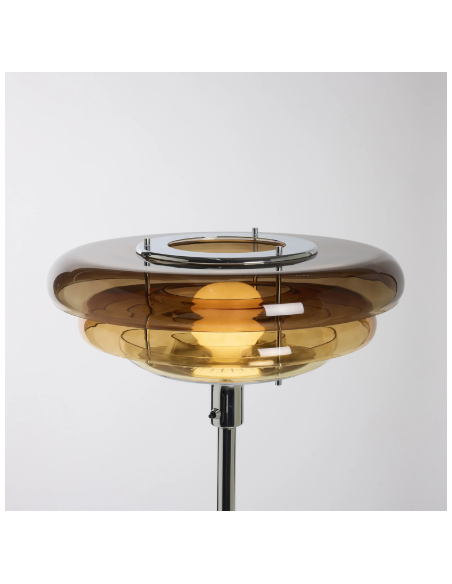 Lampe sur pied Sunset, ambre