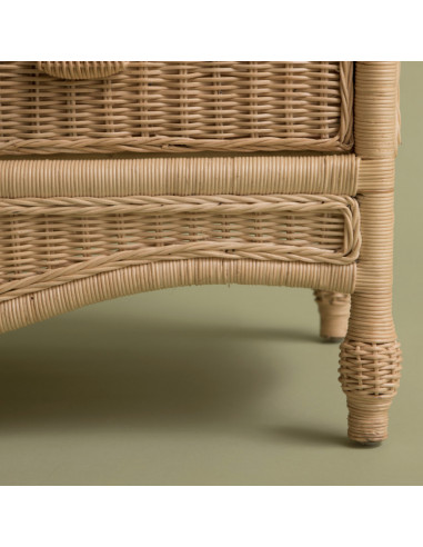 Commode Elisabeth en rotin