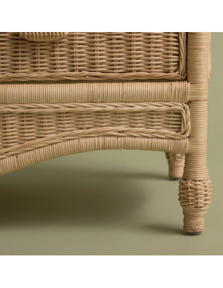Commode Elisabeth en rotin