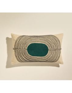 Coussin Mirage - Bleu Sarah - 50x30 cm