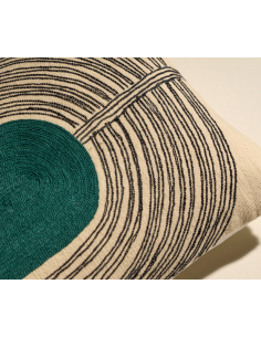 Coussin Mirage - Bleu Sarah - 50x30 cm 2