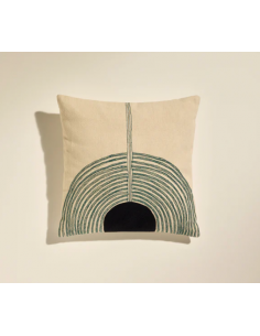 Coussin Mirage - Bleu Sarah - 42x42 cm