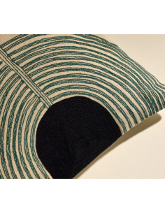 Coussin Mirage - Bleu Sarah - 42x42 cm 2