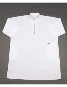 Robe façon djellaba Sara blanche 2