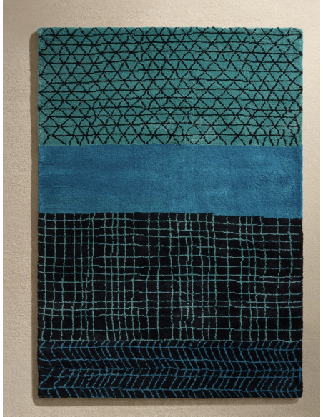 Tapis Mogador - Bleu Sarah