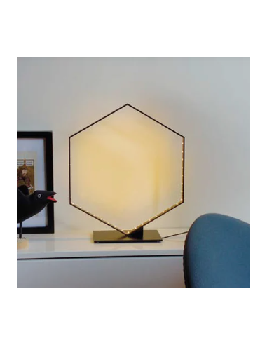LAMPE À POSER HEXA - NOIR